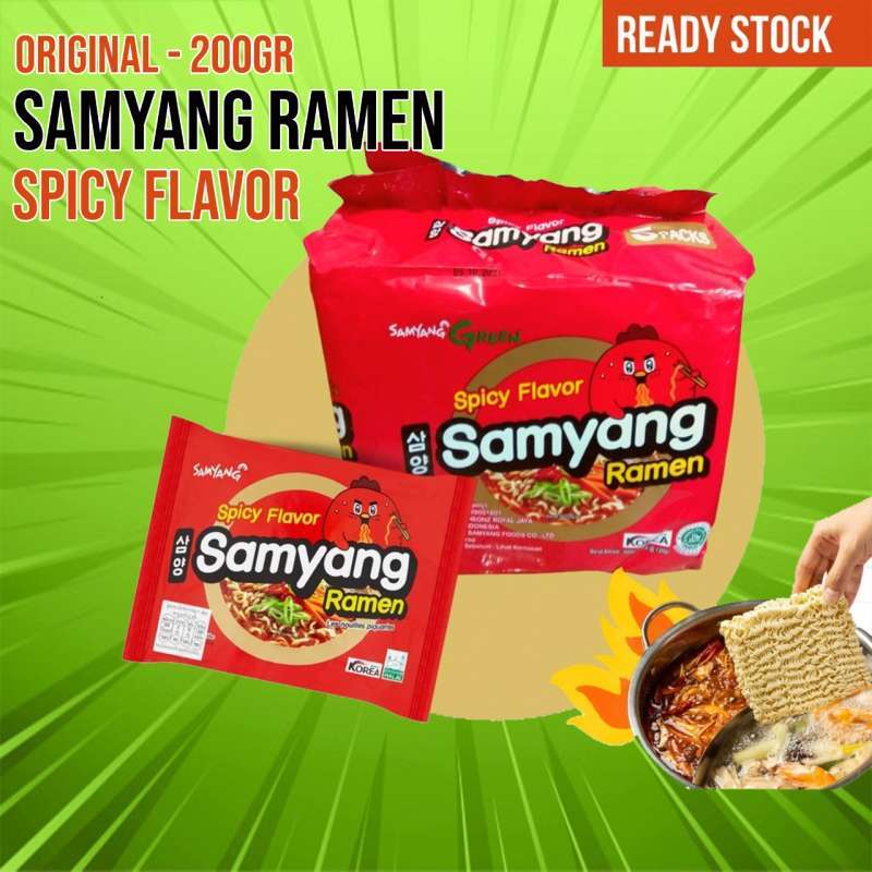 Jual (ORI) Samyang Ramen Spicy Flavor ORIGINAL di Seller Chenna Shop - Kota Jakarta Pusat, DKI Jakarta | Blibli