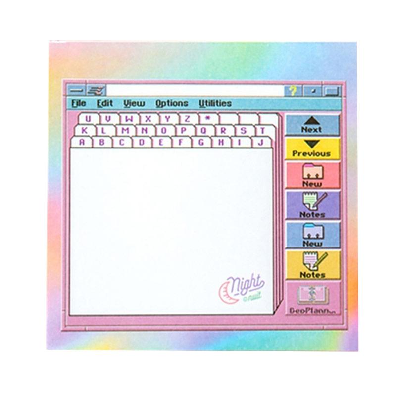 Jual Bluelans Memo 1 Pad Notes Sticky Notepad Bookmark Computer Design Girls Gift Stationery Online Maret 2021 Blibli