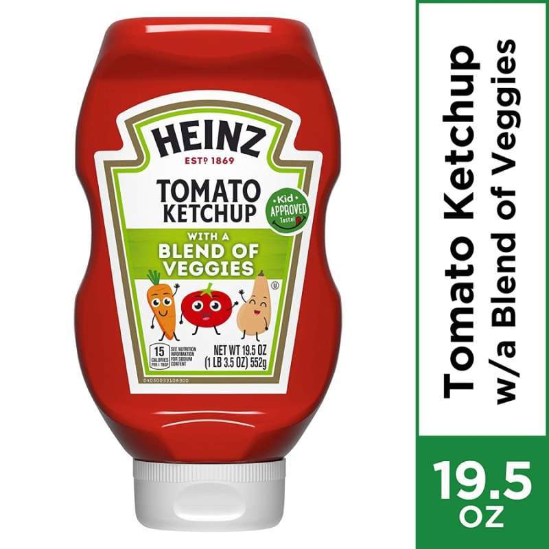 Jual Heinz Tomato Ketchup with A Blend of Veggie 19.5oz di ...