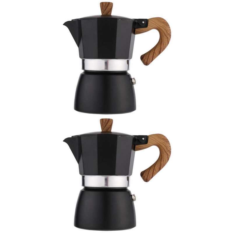Promo 2x Stovetop Italian Coffee Maker 