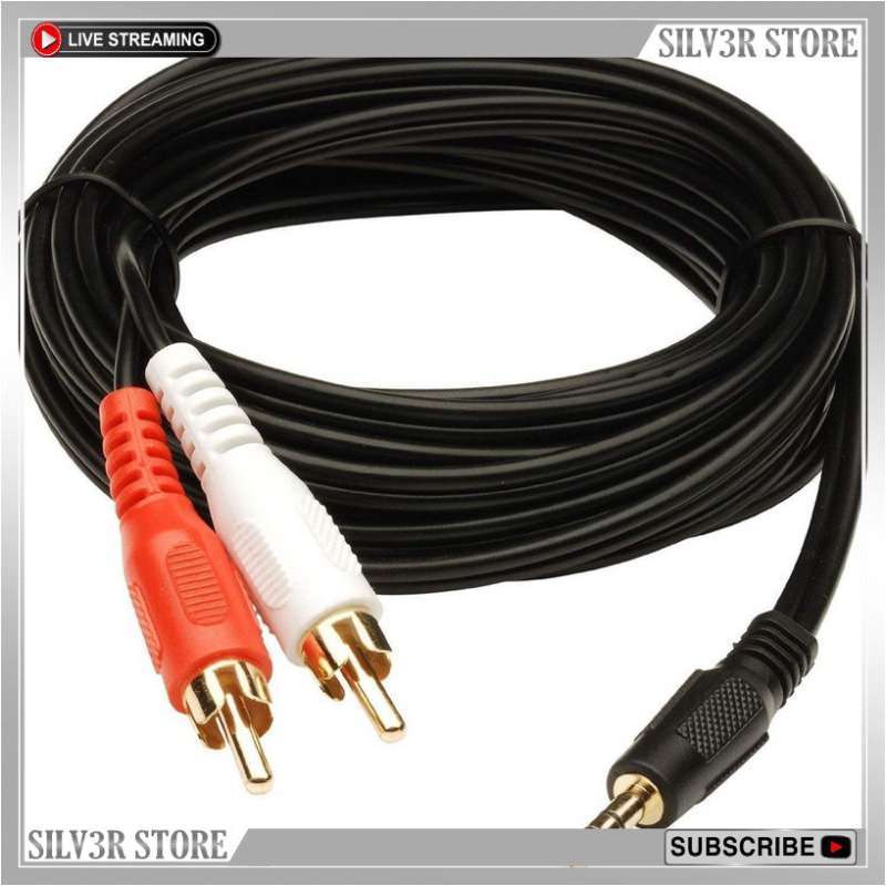 Promo Kabel Audio 3.5 3.5Mm Male To Rca 