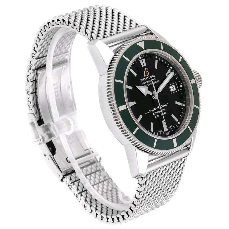 breitling superocean heritage green bezel