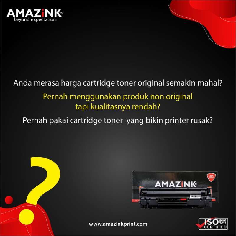 Promo AMAZiNK Toner Cartridge HP 85A, LaserJet Pro P1102,M1132,M1212 di  Seller AMAZINK Official Store - Kota Salatiga, Jawa Tengah | Blibli
