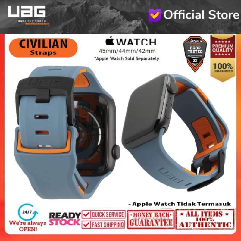 Jual STRAP Apple Watch 45 mm 44 mm 42 mm UAG Apple Watch Watch CIVILIAN -  45MM, Slate di Seller Indo Gadget Acc - Kota Jakarta Barat, DKI Jakarta |  Blibli
