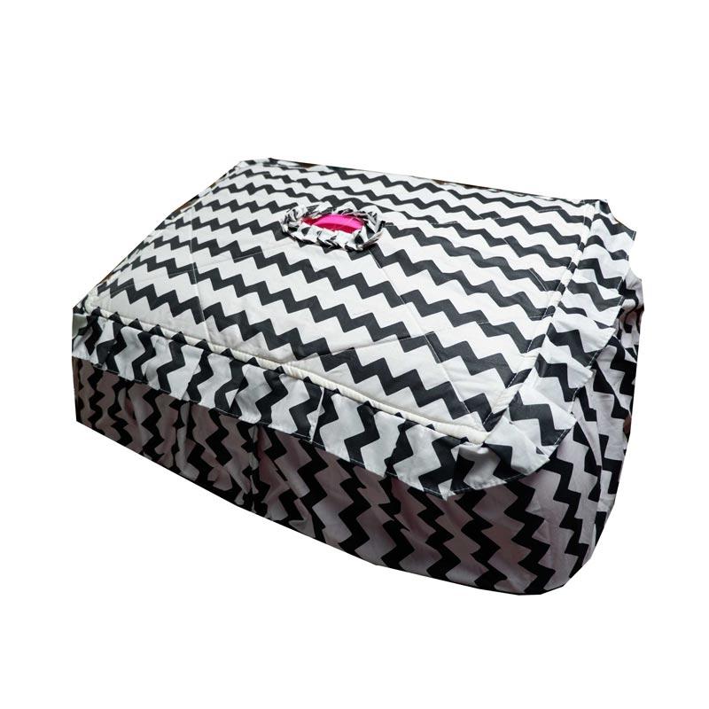 Jual Shafiyyah Sarban Sarung Tudung Saji Bulat Motif 20 Hitam Putih Online Oktober 2020 Blibli Com