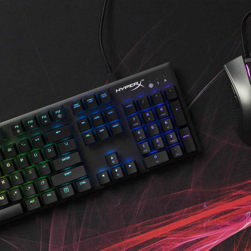 Jual Hyperx Gaming Keyboard Alloy Fps Rgb Mechanical Black