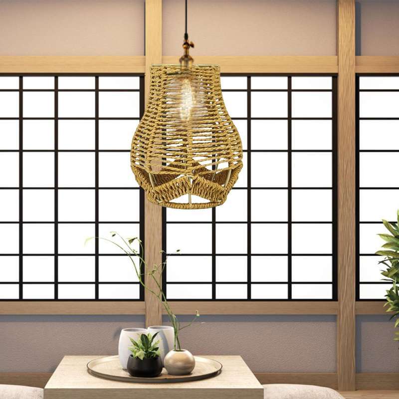 Promo Pendant Lamp Shade Rattan 