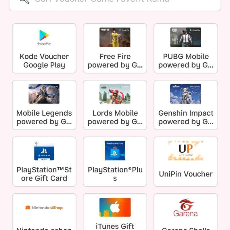 Jual Google Play Gift Card Voucher Google IDR 50.000 di ...