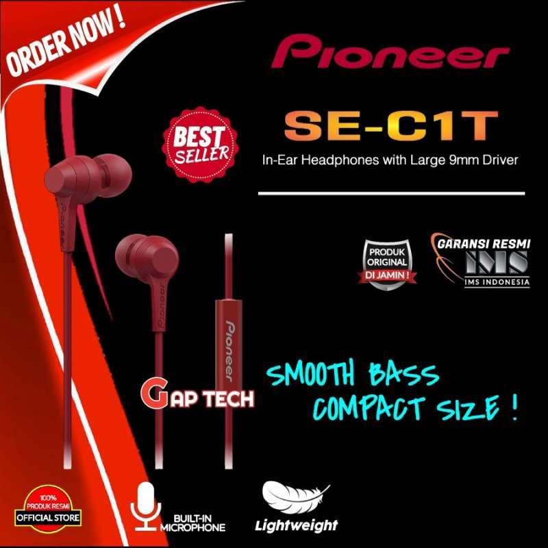 Pioneer earphone sales c1