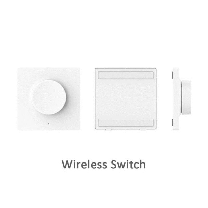 compatible con Google Home Installation-Free Aqara Smart Light Switch 2-Gang-WLAN-Wand Wireless-Dimmer