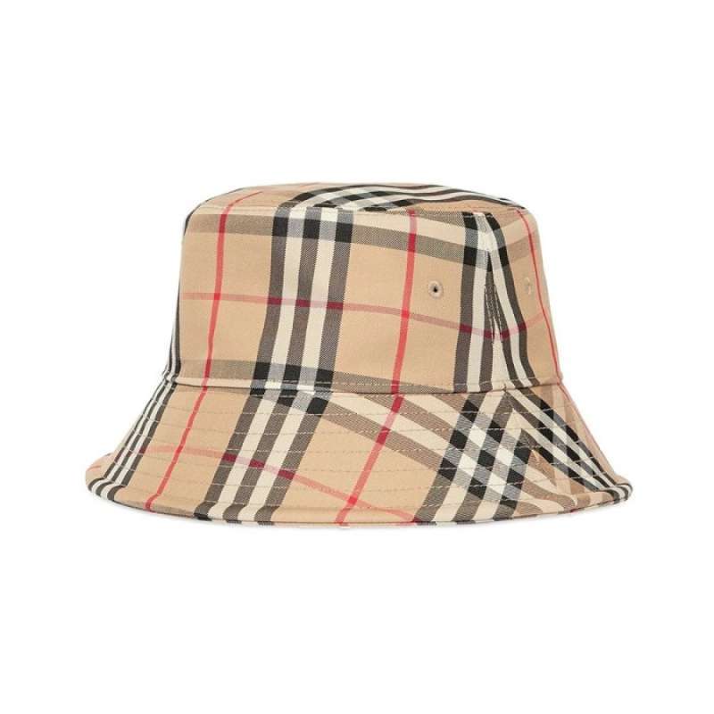 Jual B*rberry Vintage Check Bucket Hat 