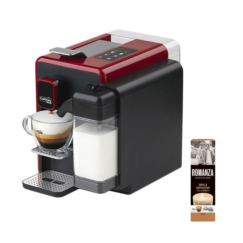 grinders milano s22 coffee machine caffitaly romanza vanilla cappucino full aromatic 10 capsules 110 g