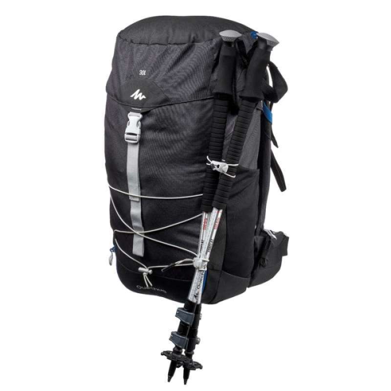 Jual Decathlon Quechua Backpack MH100 30L Hitam 8493730 di