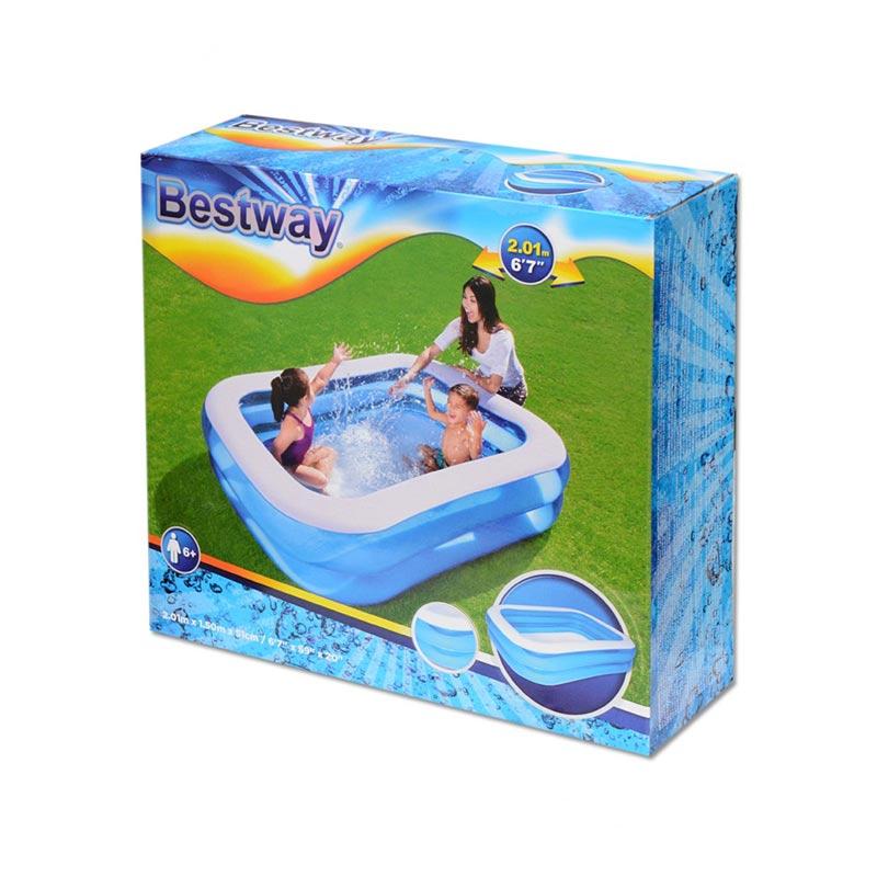 Jual Bestway 54005 Segi Kolam Renang Anak 201 X 150 X 51 Cm Online Desember 2020 Blibli