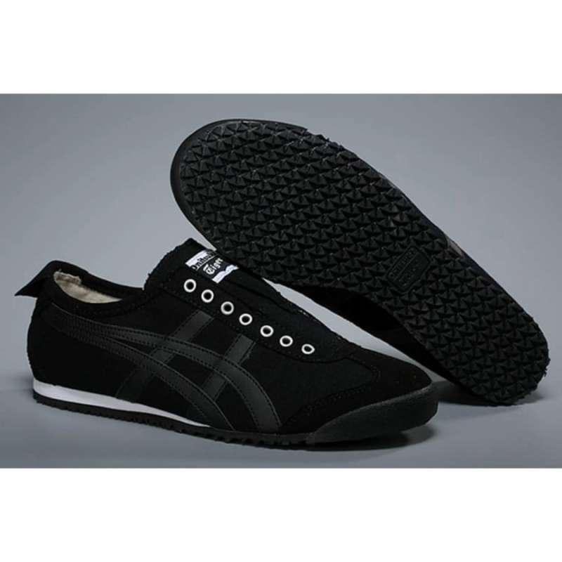 onitsuka tiger mexico 66 black slip on