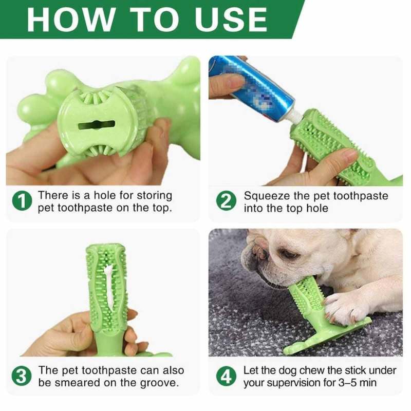 Jual H Ikea Dog Toothbrush Teeth Cleaning Stick Pets Chew Toy Light Green Online Desember 2020 Blibli