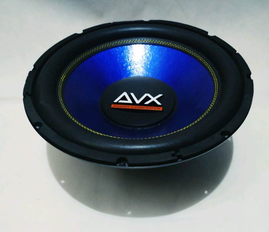 avx 1208 double coil subwoofer audio speaker mobil