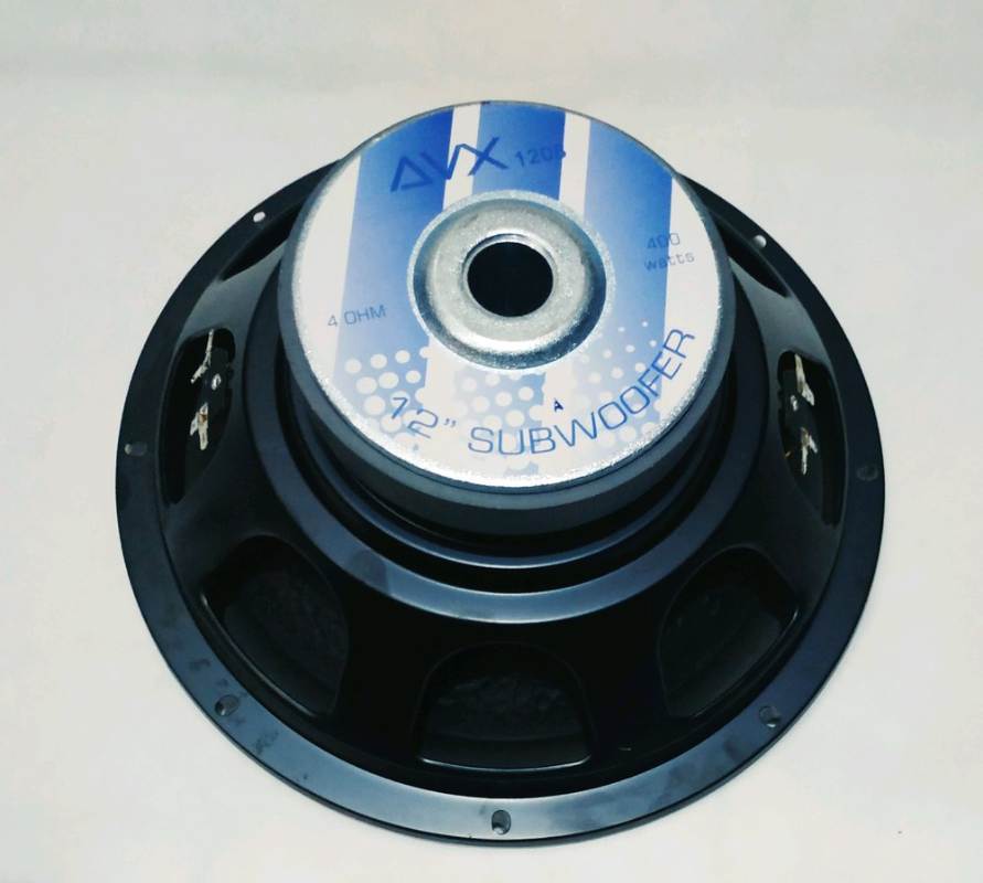 avx 1208 double coil subwoofer audio speaker mobil