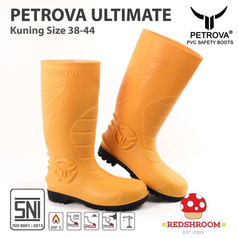 petrova safety rubber boots steel toe