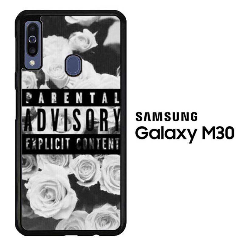 Casing Custom Hardcase SAMSUNG M30 Parental Advisory Flowers P1619