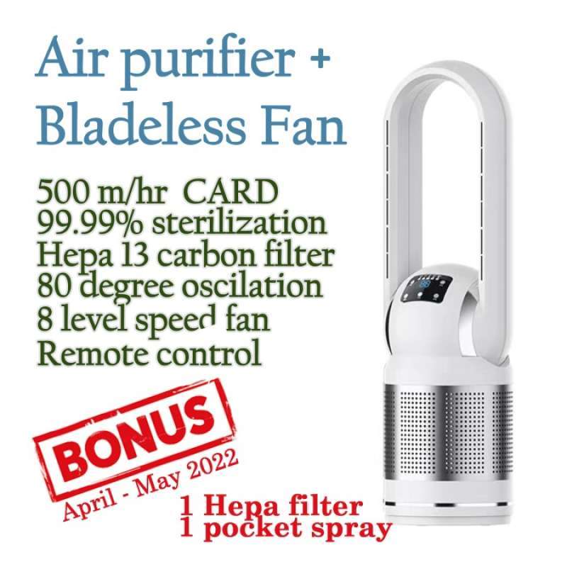 Air Purifier tower bladeless fan 