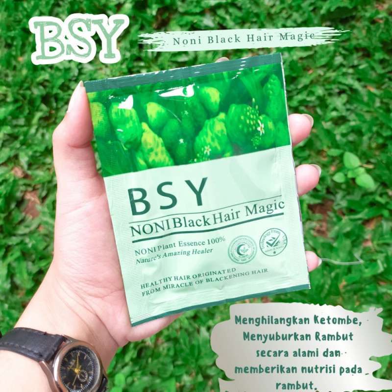 Jual BSY Noni Black Hair Magic shampoo semir halal alami herbal di Seller  Chart - Mojoroto, Kota Kediri | Blibli