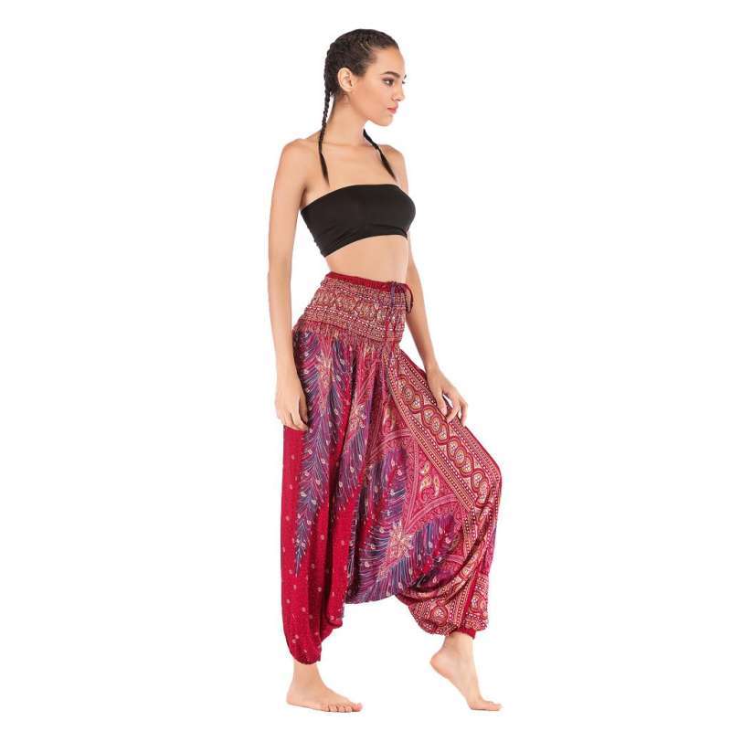 Promo 2pcs Women's Harem Pants Boho 