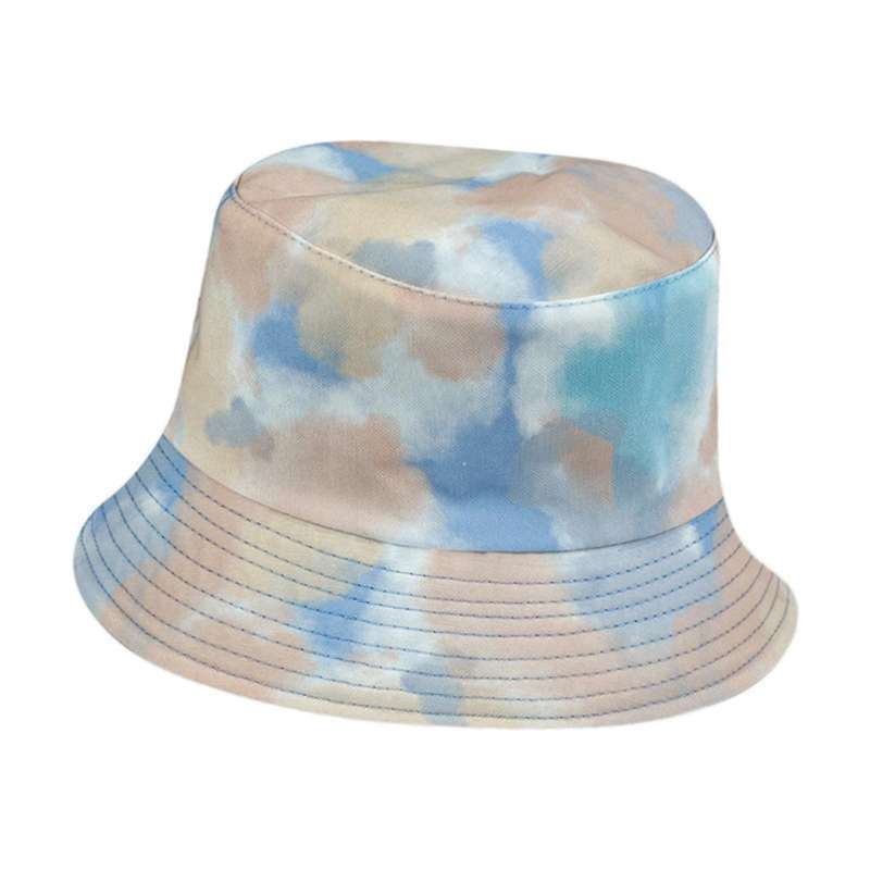 Tie Dye UV Protection Wide Brim Sun Hat 