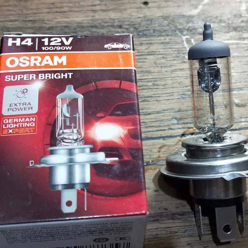 Lampu Mobil Osram H4 12 Volt 60 55 Watt Original Bohlam Asli