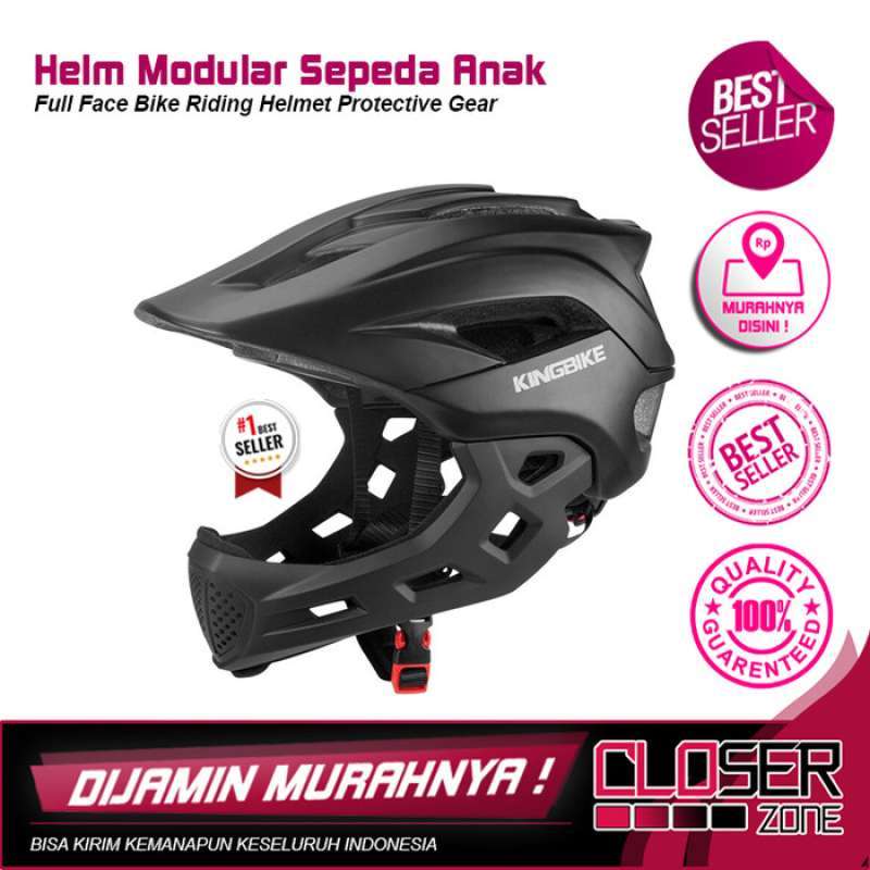 Promo Helm Modular Sepeda Anak Full 