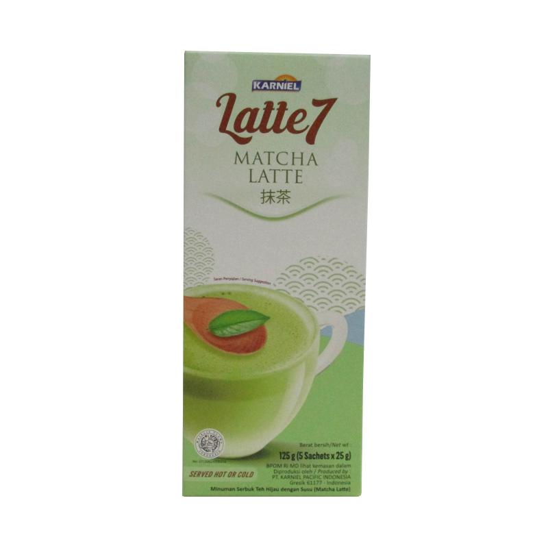 jual karniel latte7 matcha latte minuman instan 125 g online september 2020 blibli com
