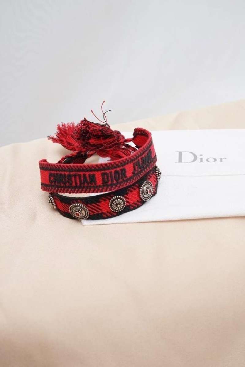 Christian dior discount canvas bracelet