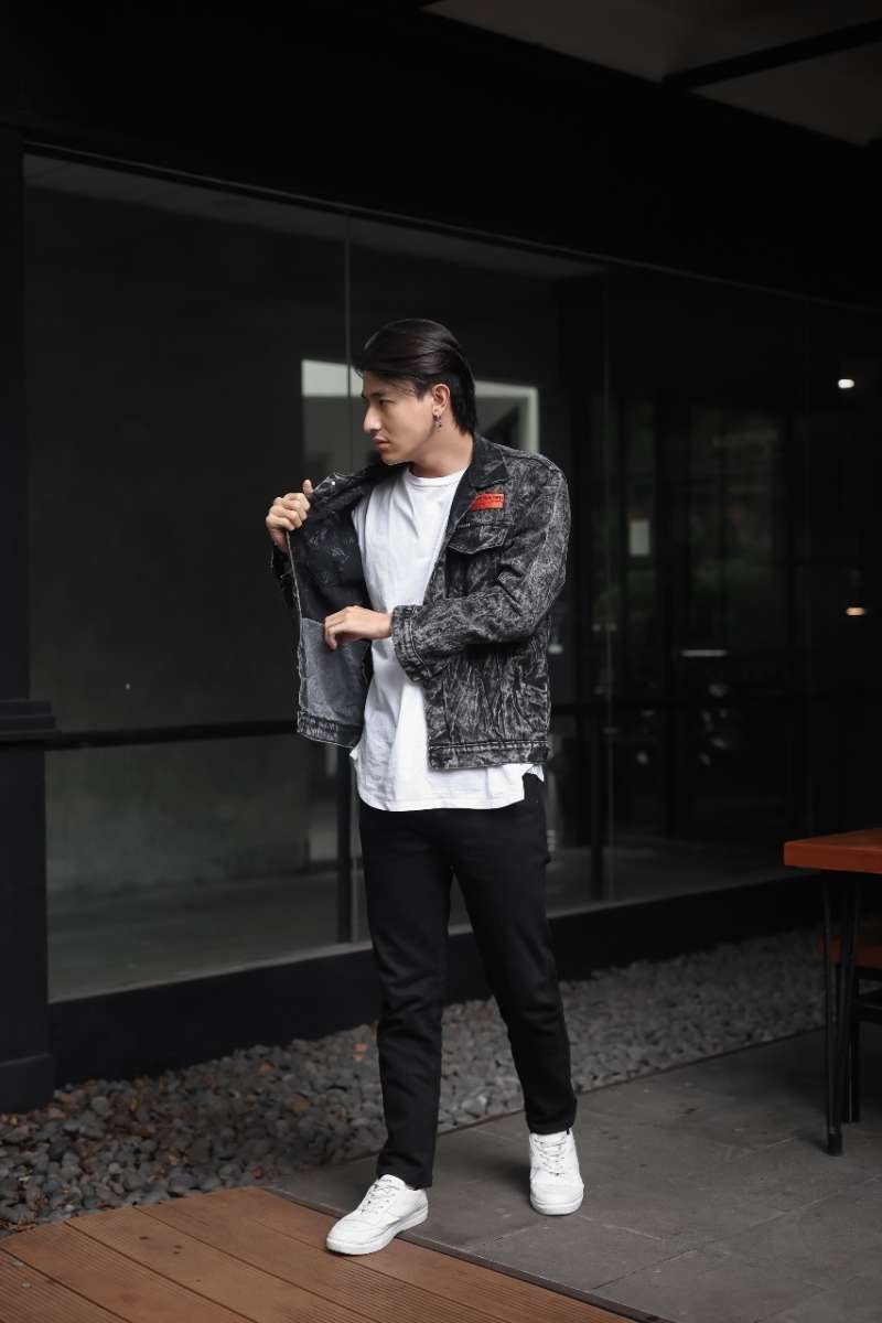 Brand store jaket denim