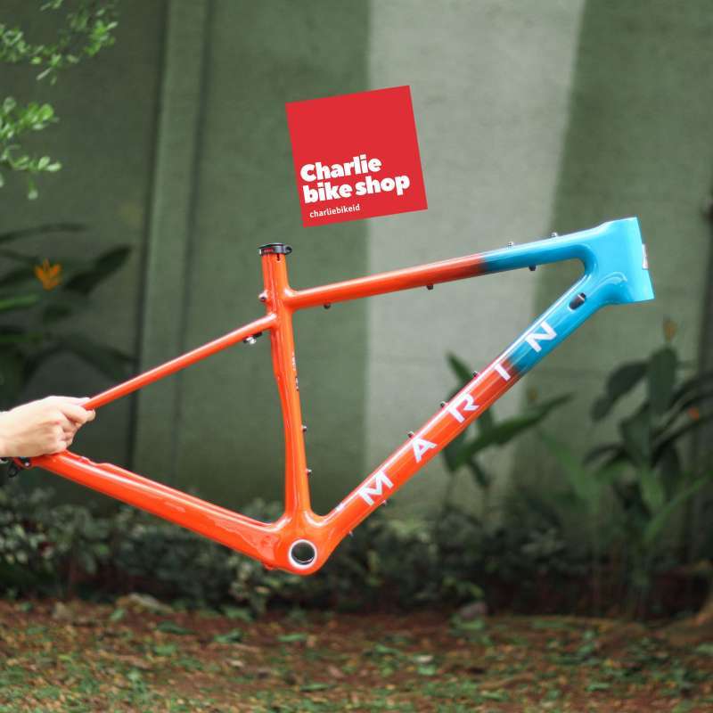 Jual Frameset Carbon Gravel Marin Headlands Orange Blue 49 Di