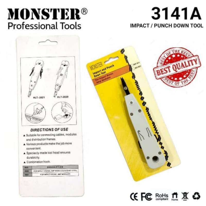 Promo PUNCH TOOL PUNCH DOWN TOOL MONSTER 3141A BEST QUALITY ...
