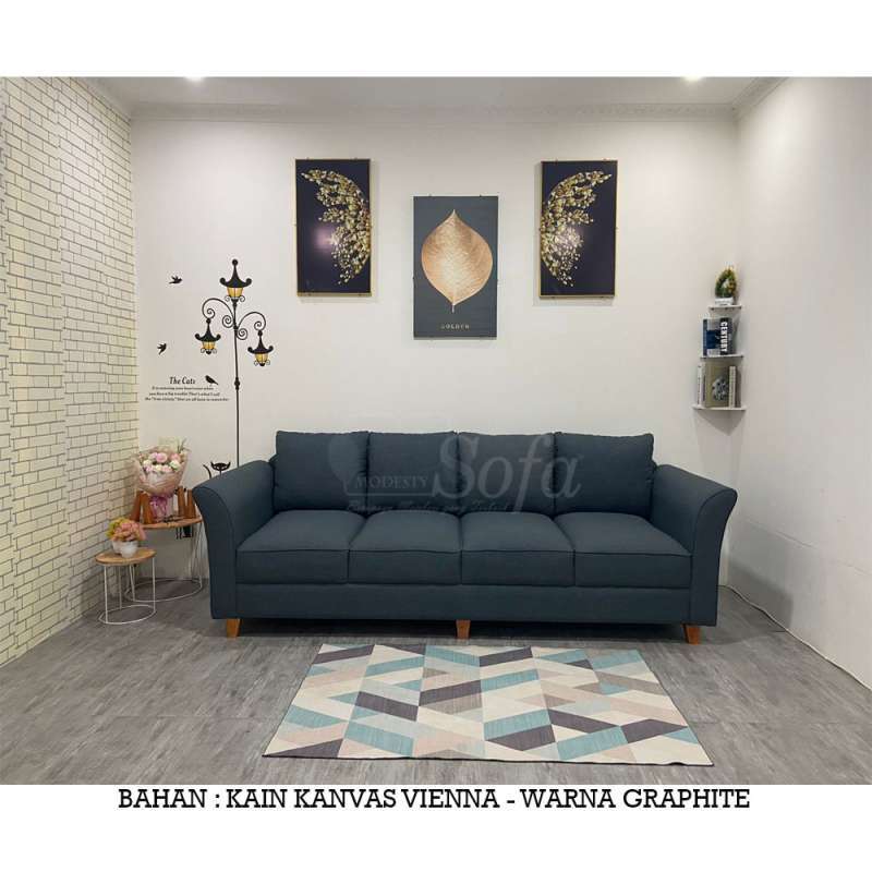 Jual Sofa Ruang Tamu Modesty 4 Seater Minang Standart 10 di Seller