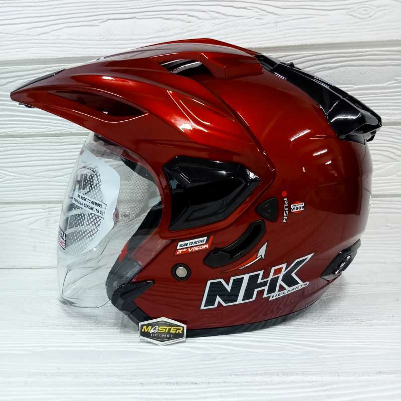 Helm nhk shop full face merah