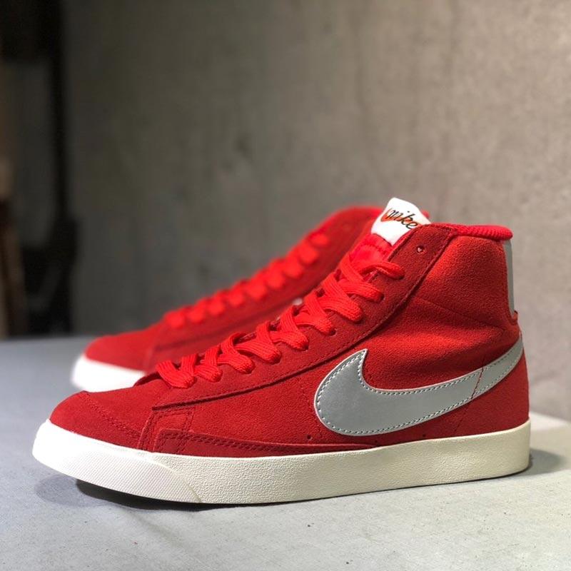 Jual Nike Blazer Mid 77 High Top Sneakers Red Online Oktober 2020 Blibli Com