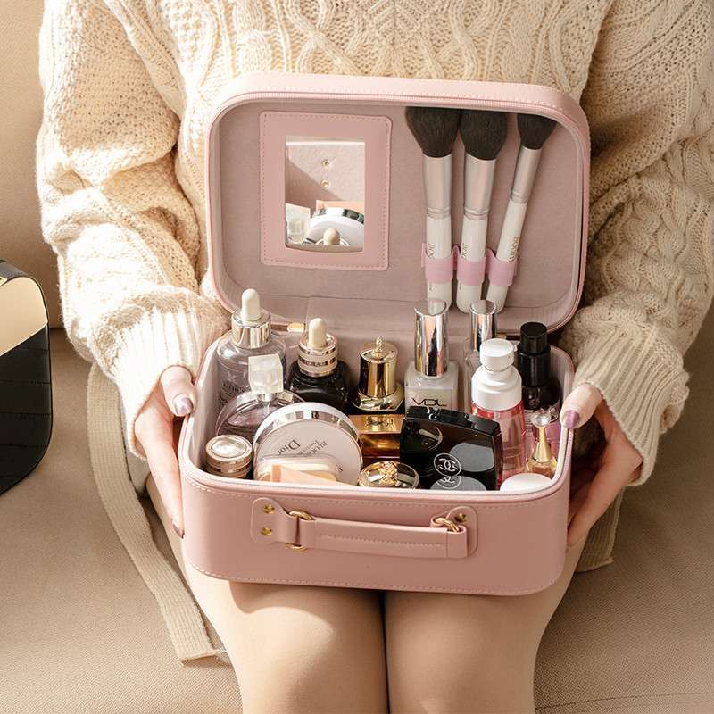RB-K112 Tas Kosmetik Wanita 2IN1 Cosmetic Pouch Tas Penyimpanan Pouch  Makeup Organizer Tas Travel Bag Pouch Travelling Organizer