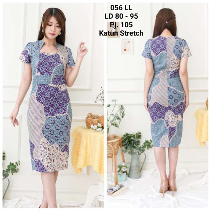 Dress kerja shop wanita modern