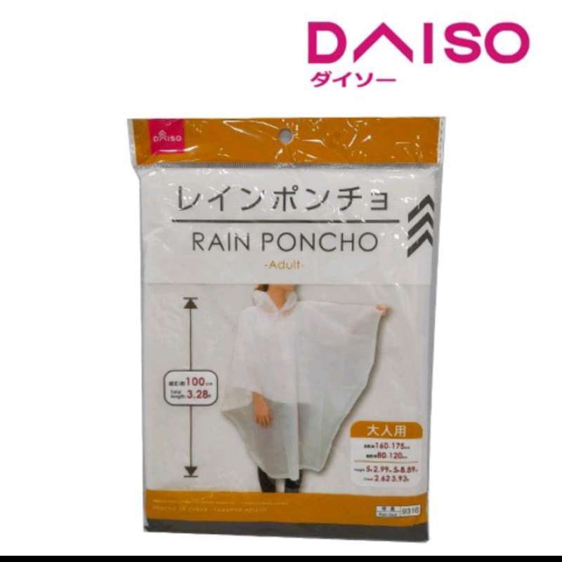 Daiso raincoat sale