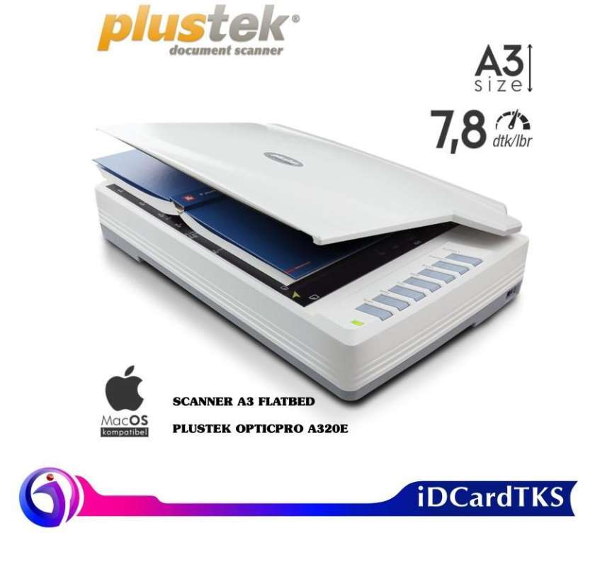Plustek OpticPro A320E - flatbed scanner - desktop - USB 2.0
