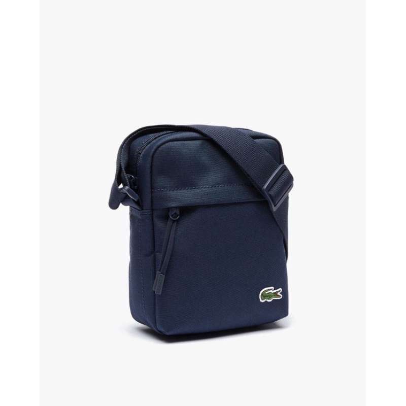 Promo Lacoste Vertical All-purpose Bag Men's Neocroc Canvas Navy