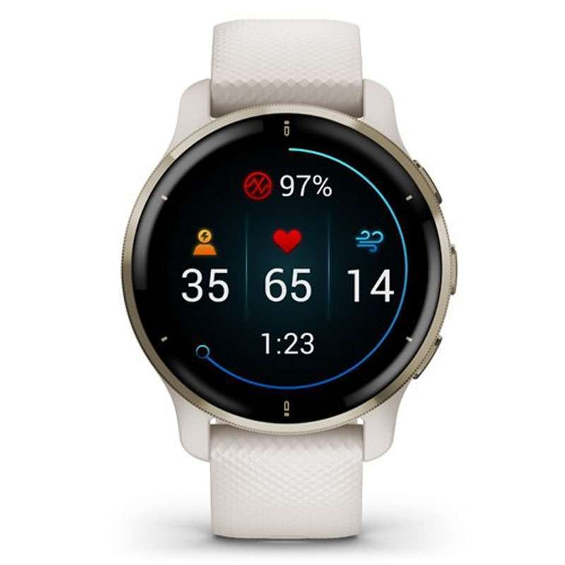 JAM TANGAN GARMIN SMARTWATCH PRIA SMARTWATCH WANITA VENU 2PLUS GPS IVORY  GOLD KORSEA VENU PLUS JAM TANGAN DIGITAL PRIA WANITA JAM PRIA WANITA RS