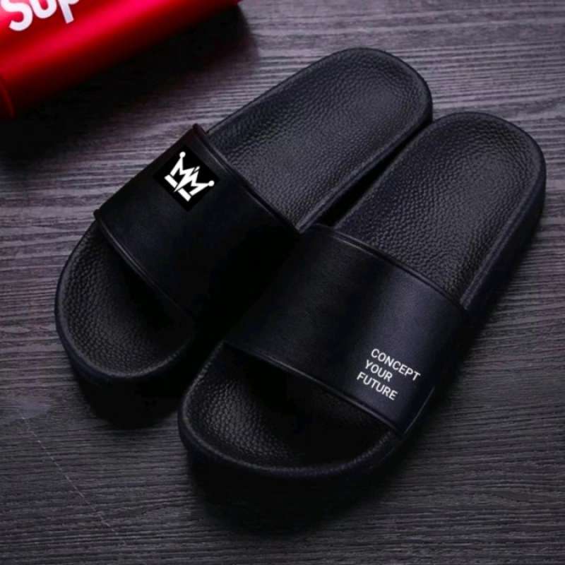 Promo Sandal Slop Pria Terbaru Sandal Pria sandal Slop Pria Kekinian Maxi Hitam 39 Diskon 40 Di Seller Ar Raudah Cipondoh Kota Tangerang Blibli