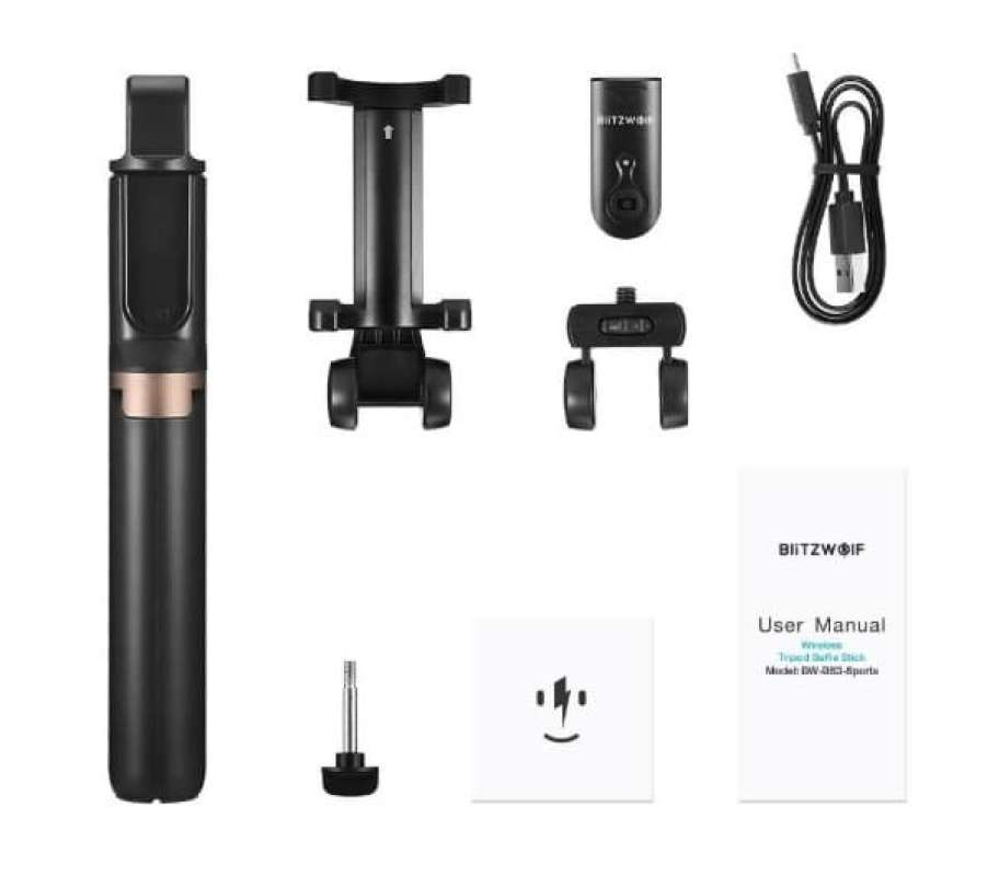 Bs3 Sports Blitzwolf Bs5 Jual Blitzwolf Bw-bs3 Bluetooth Selfie Stick