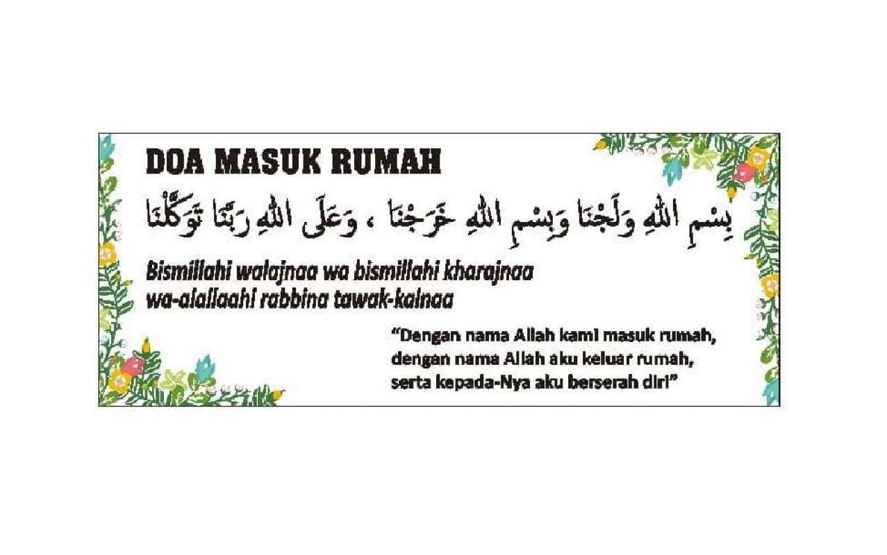 doa masuk rumah