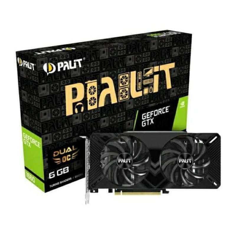 グラフィックボード・グラボ・ビデオカード Palit GeForce GTX 1660 Dual OC 6GB GDDR5 1660 Dual Oc Palit Gtx 1660 6gb VGA CARD Palit GEFORCE GTX