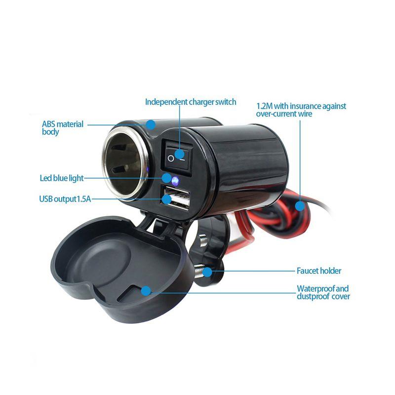 Jual E Accessory Waterproof Usb 2 1 Mobile Phone Charger Cigarette