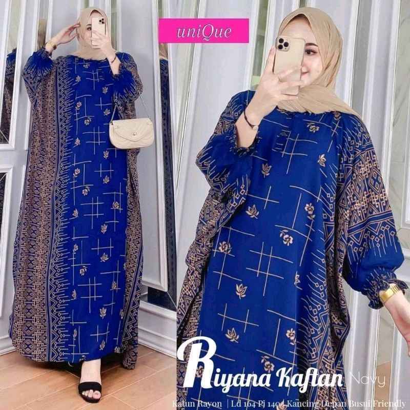 BAJU KAFTAN MOTIF RIYANA JOMBO LD 140